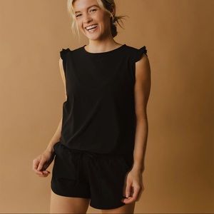 Albion Fit Black Romper
